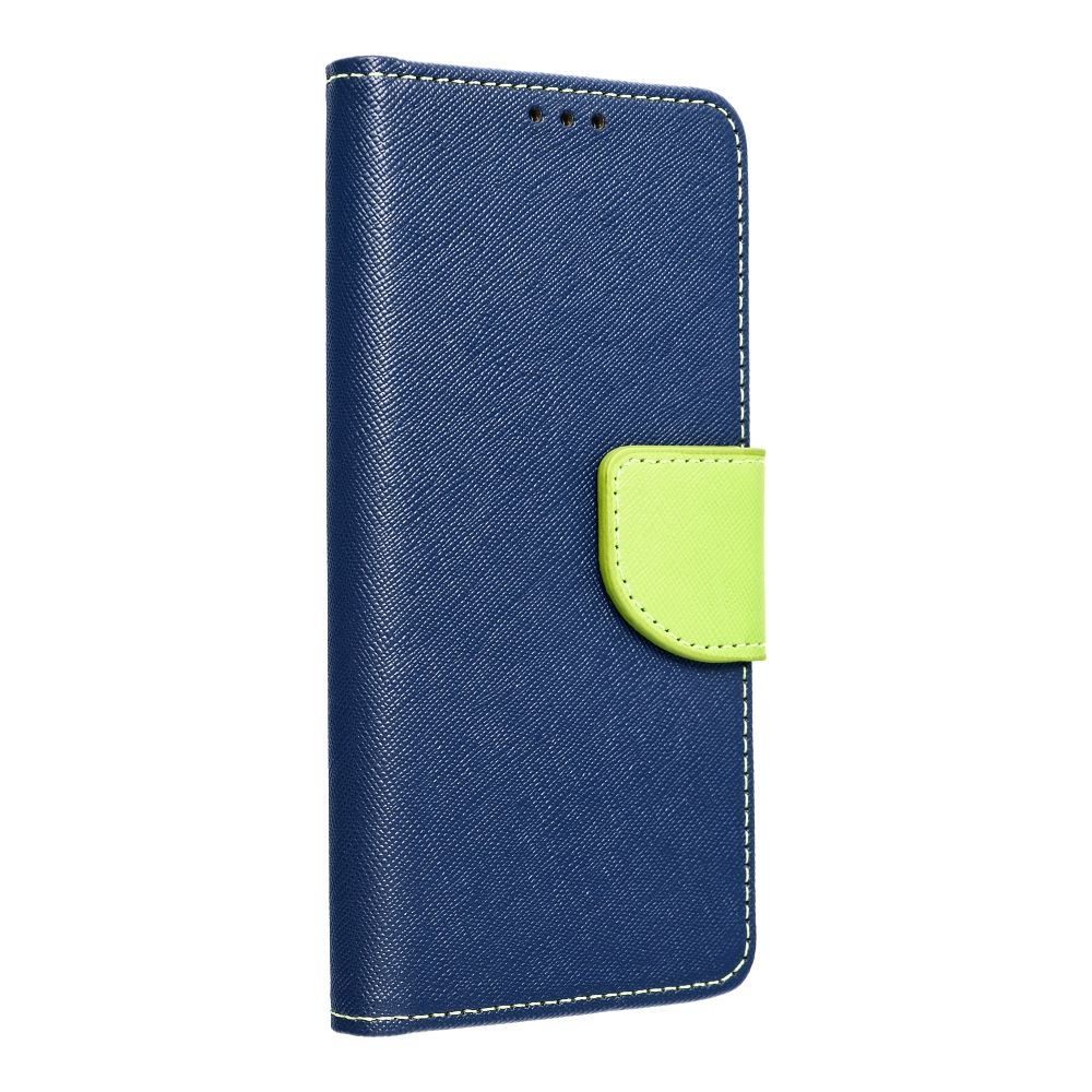 Knižkový obal na XIAOMI Redmi Note 12 Pro Plus 5G námornícky / lime