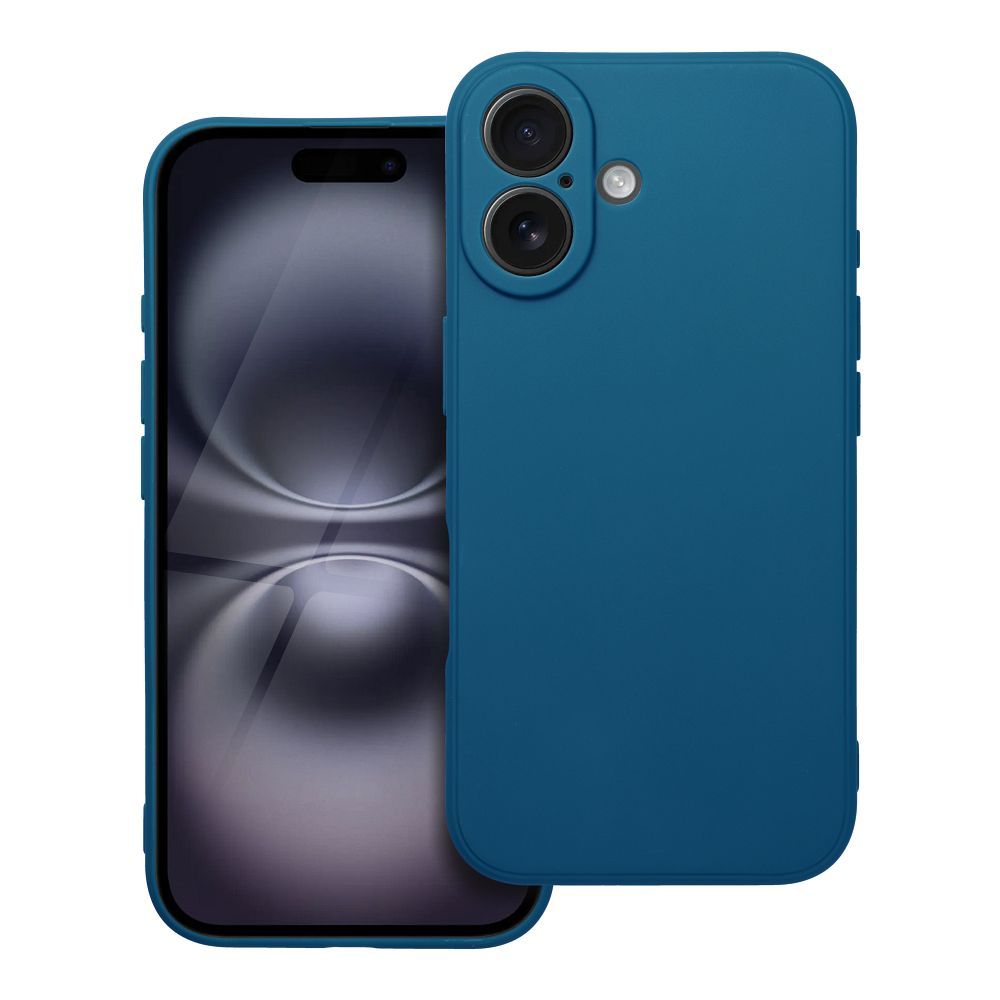 matný obal pre iPhone 16 modrý
