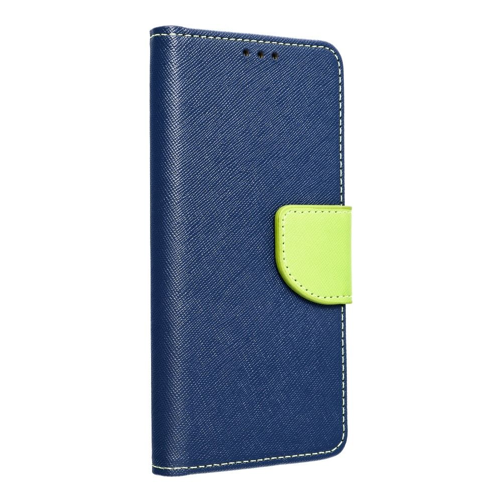 Knižkový obal na XIAOMI Redmi 9C námornícky/lime