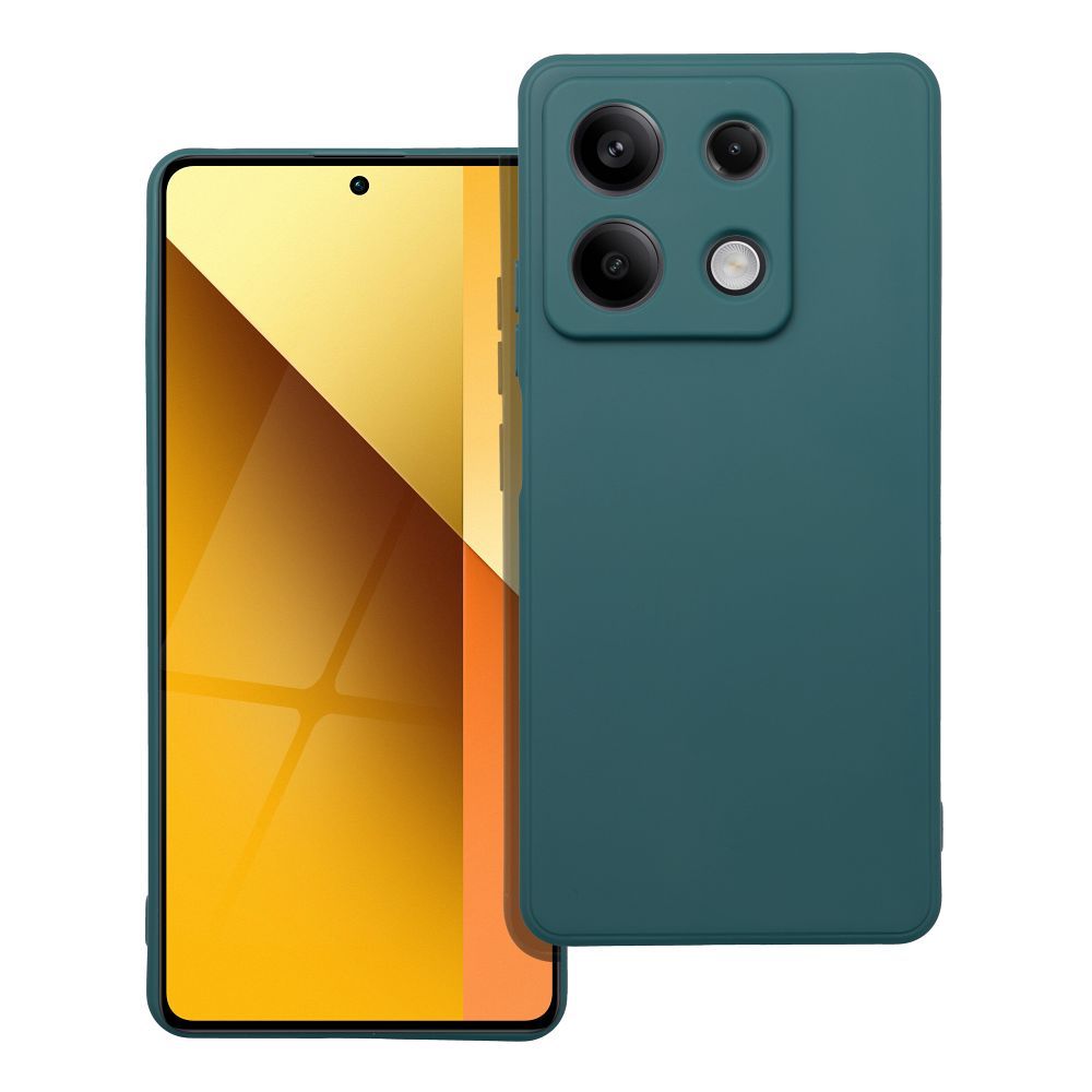 matný obal pre XIAOMI Redmi Note 13 5G tmavo zelený