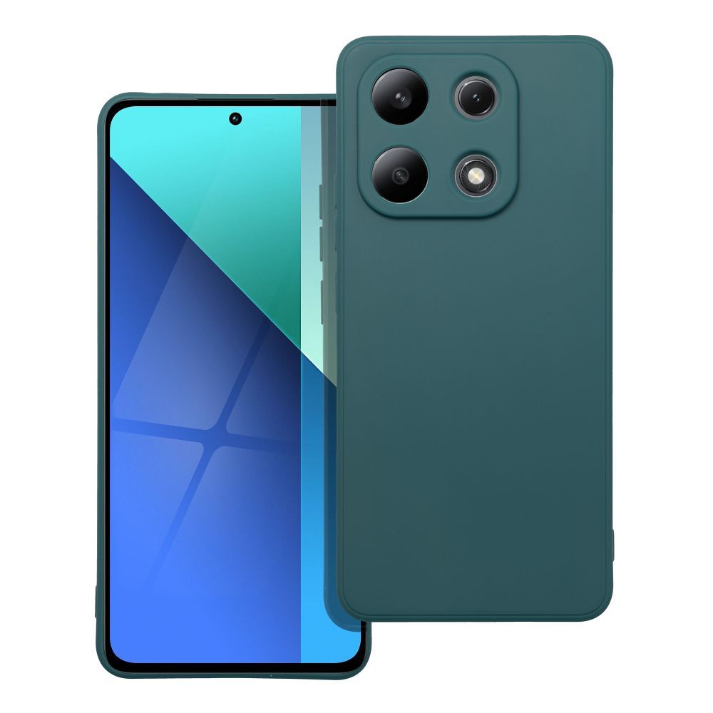 matný obal pre XIAOMI Redmi Note 13 4G tmavo zelený