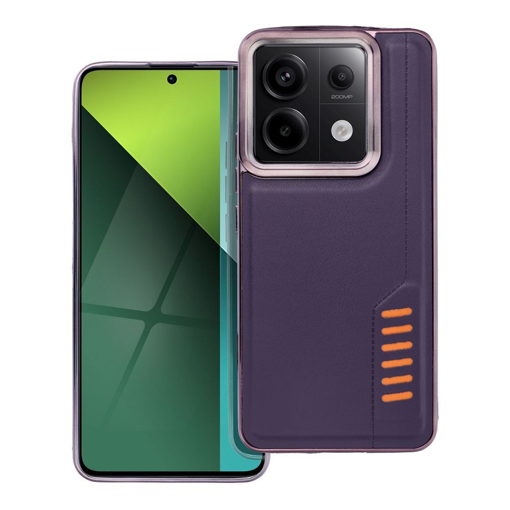 odolný elegantný obal pre XIAOMI Redmi Note 13 Pro 5G tmavo fialový