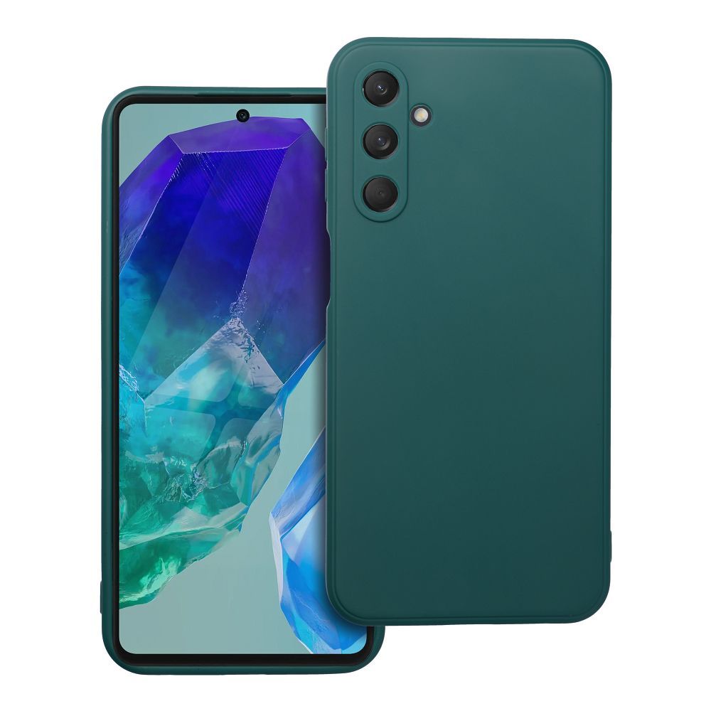 matný obal pre SAMSUNG M55 tmavo zelený