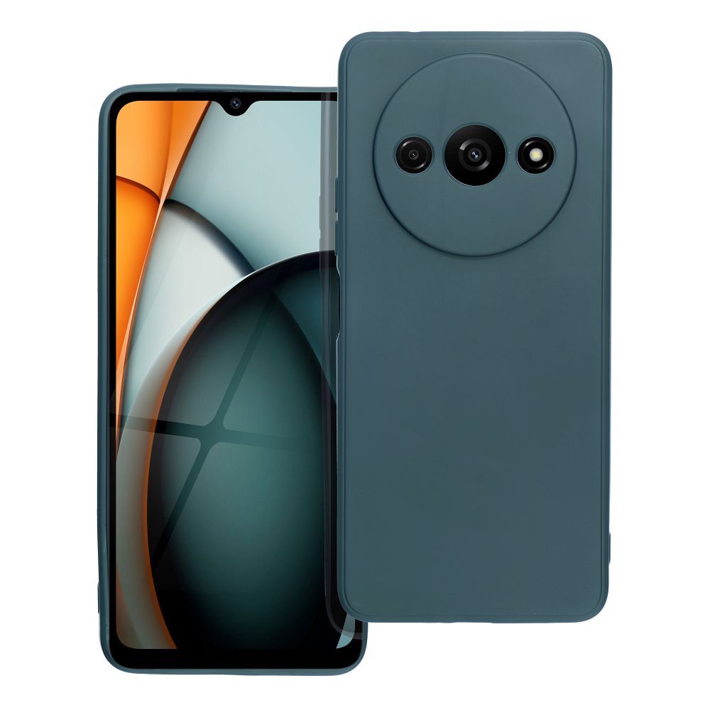 matný obal pre XIAOMI Redmi A3 4G tmavo zelený