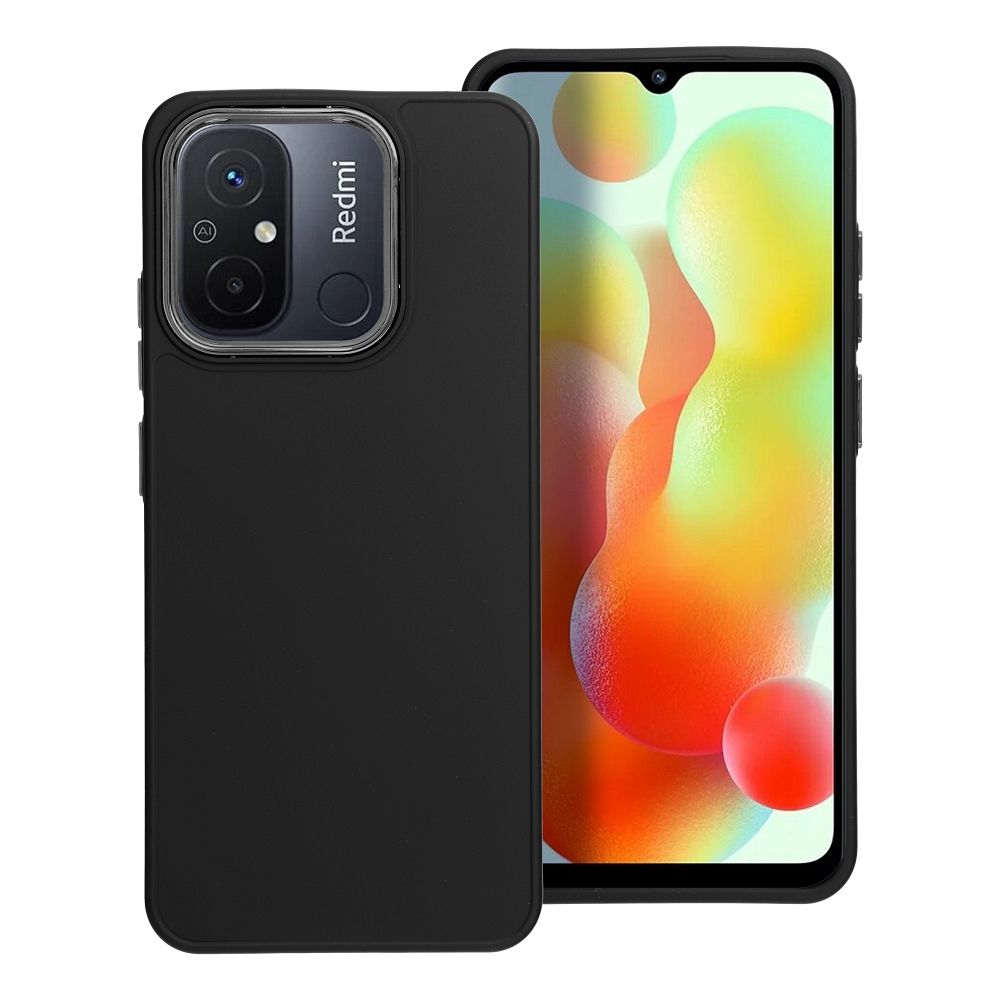 odolný obal s kovovými prvkami pre Xiaomi Redmi 12C čierny