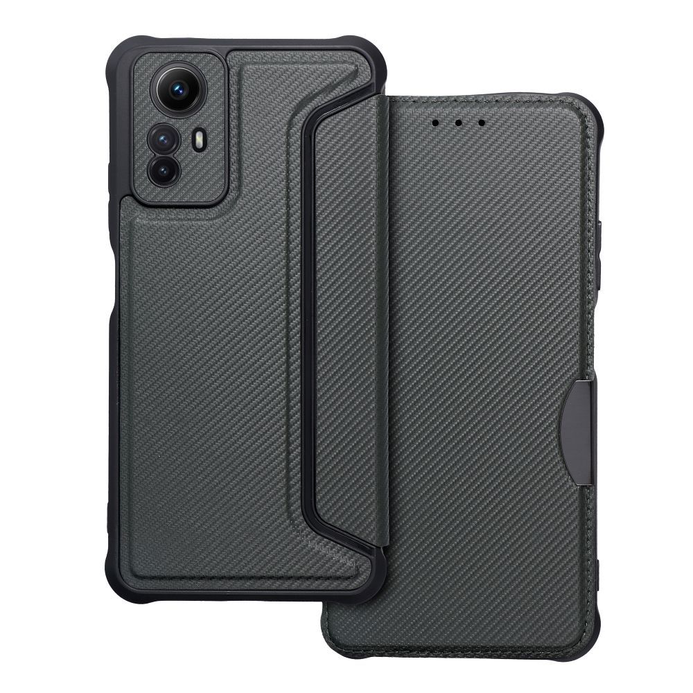 knižkový obal pre XIAOMI Redmi Note 12S tmavo zelený