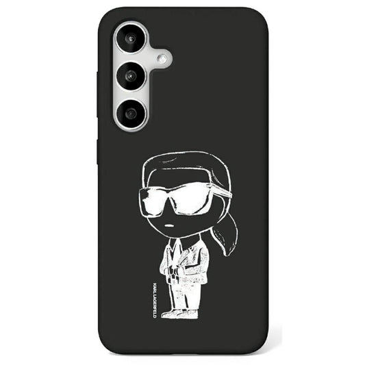 KARL LAGERFELD obal pre SAMSUNG S25 KLHMS25SPNYKGRTK (Magnetic Silicone Graffiti Ikonik) čierny