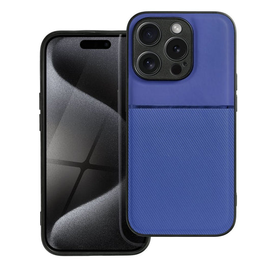 elegantný obal pre iPhone 15 Pro modrý