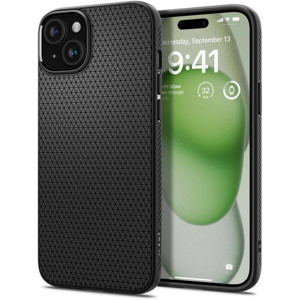 SPIGEN obal LIQUID AIR pre iPhone 16 Plus matte čierny