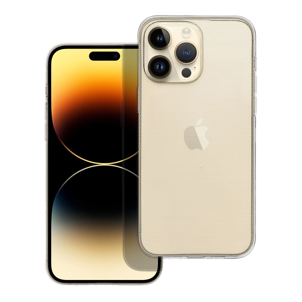 prémiový tenký obal pre iPhone 14 Pro priehľadný