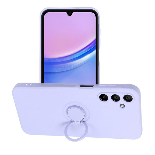 silikónový obal s prsteňom pre SAMSUNG A15 5G / A15 4G violet