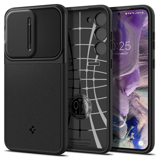 SPIGEN obal OPTIK ARMOR pre SAMSUNG S23 čierny