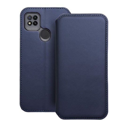 DUAL POCKET knižkový obal pre XIAOMI Redmi 9c námornícky