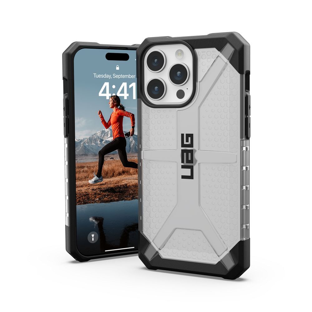 UAG Urban Armor Gear obal PLASMA pre iPhone 15 Pro Max ice