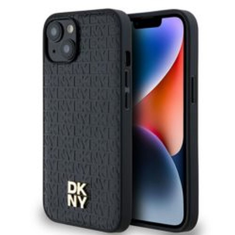 DKNY obal pre iPhone 14 s funkciou MagSafe čierny