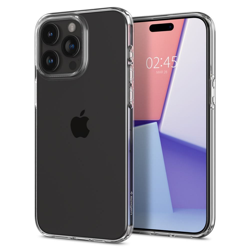 SPIGEN obal LIQUID CRYSTAL pre iPhone 15 Pro priehľadný