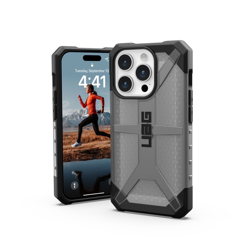 UAG Urban Armor Gear obal PLASMA pre iPhone 15 Pro ash