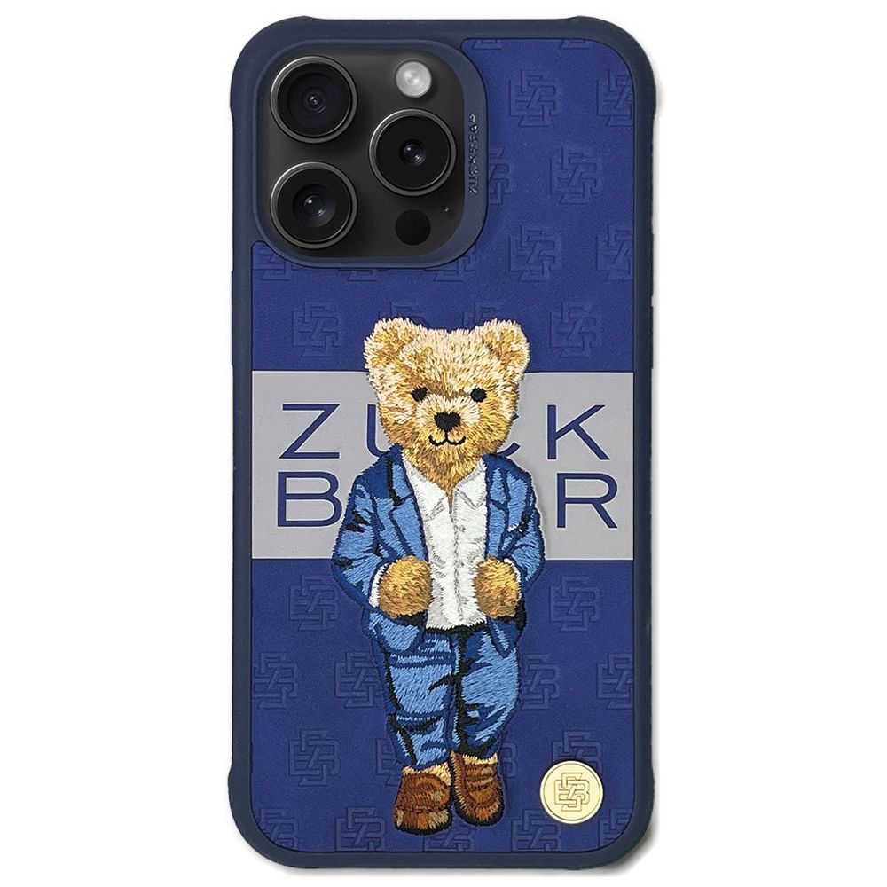 ZUCK BEAR obal PARIS GENTLEMAN pre iPhone 15 Pro suit