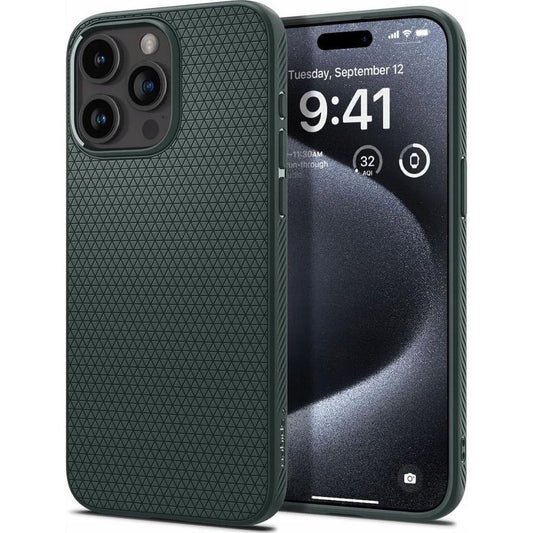 SPIGEN obal LIQUID AIR pre iPhone 16 Pro abbys zelný