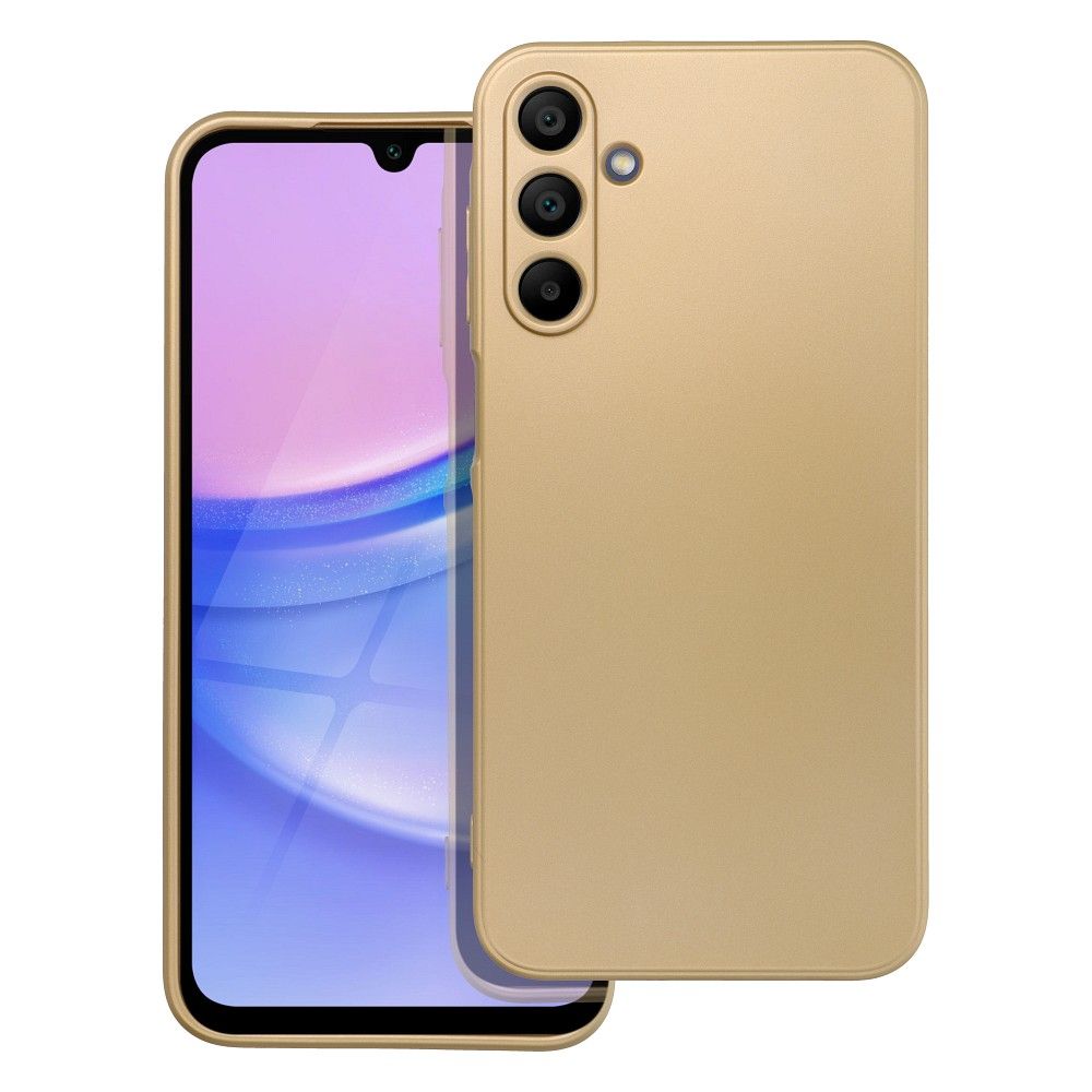 metalický obal pre SAMSUNG A15 5G / A15 4G zlatý