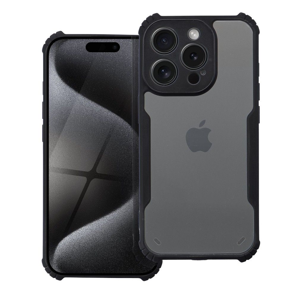 protinárazový obal pre iPhone 13 PRO MAX čierny