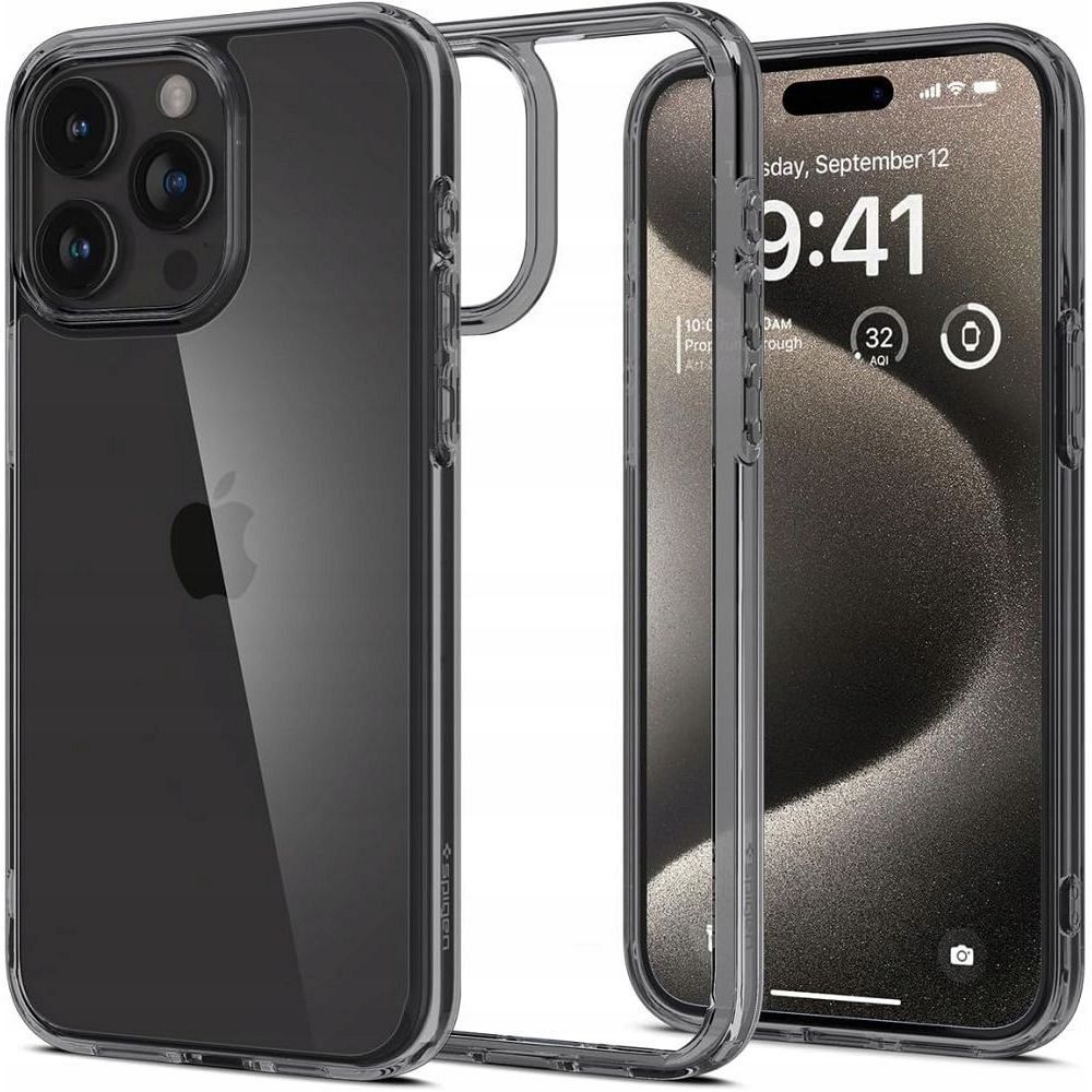 SPIGEN obal ULTRA HYBRID pre iPhone 15 Pro space crystal