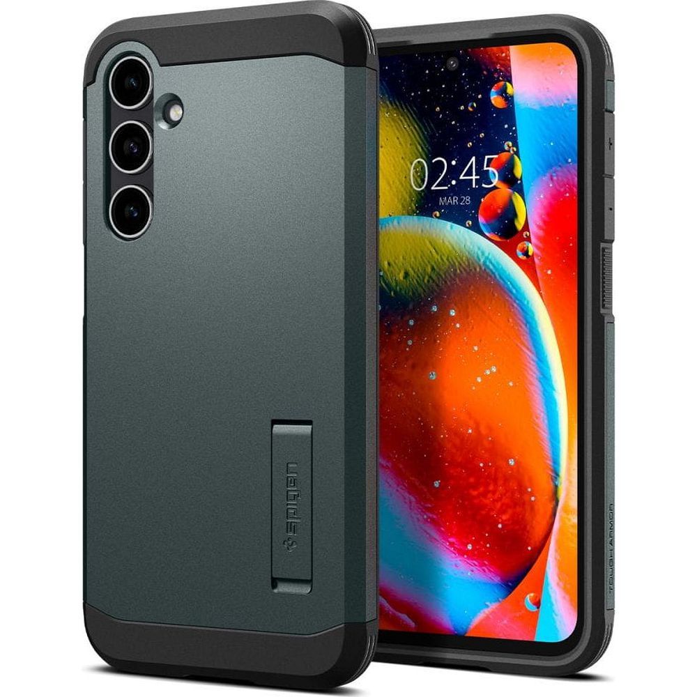 SPIGEN obal TOUGH ARMOR pre SAMSUNG S23 FE abyss zelný