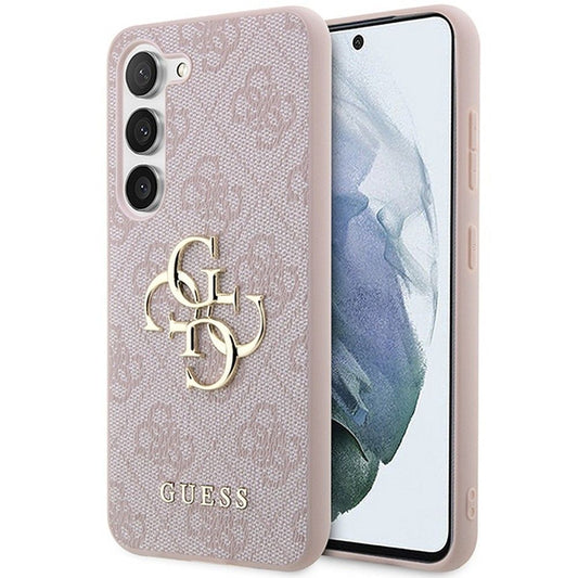 GUESS obal pre SAMSUNG A55 GUHCSA554GMGPI (4G Big Metal Logo) ružový