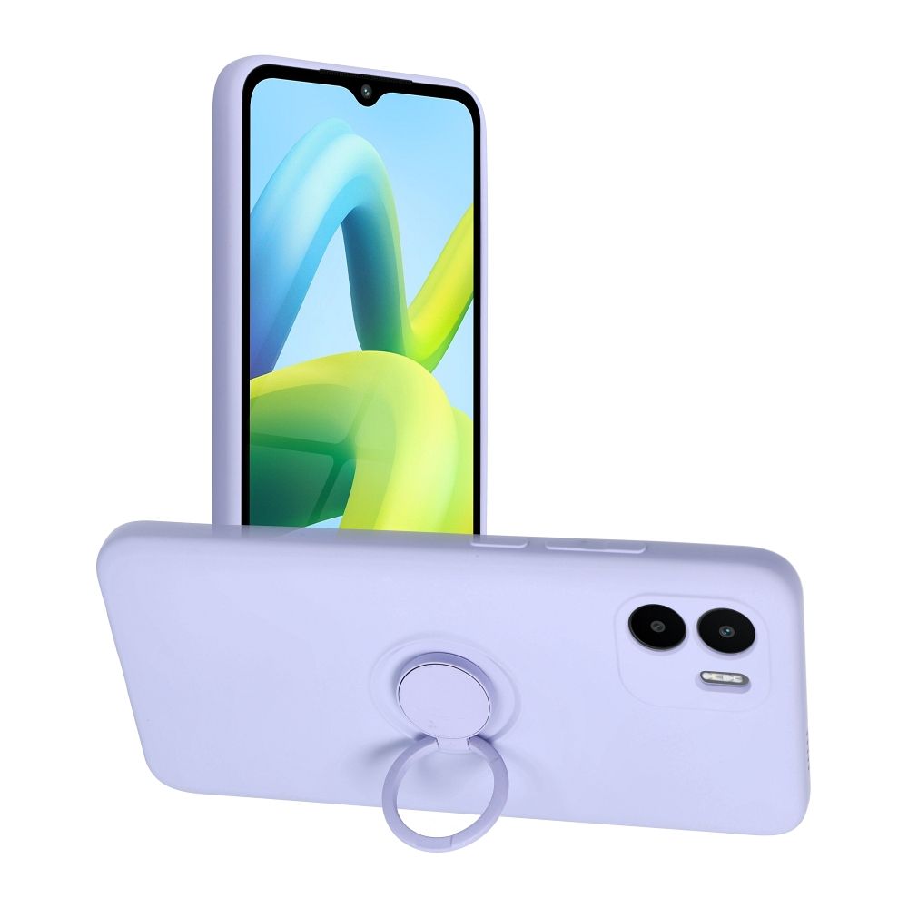 silikónový obal s prsteňom pre XIAOMI Redmi A1 / Redmi A2 violet