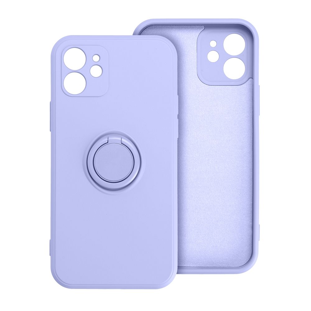 silikónový obal s prsteňom pre iPhone 16 Pro Max violet