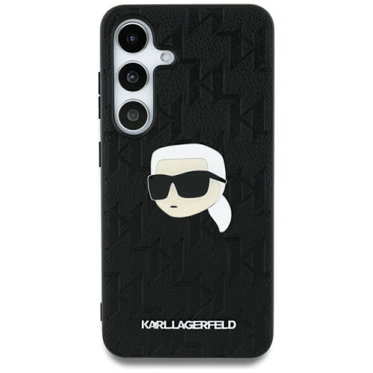 KARL LAGERFELD obal pre SAMSUNG S25 Ultra KLHCS25LPGKLKIPK (PU Monogram K. Head Pin) čierny