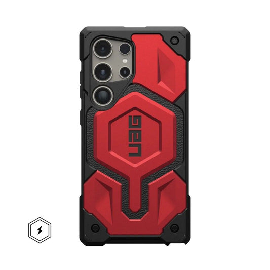 UAG Urban Armor Gear obal MONARCH PRO with built-in magnet pre SAMSUNG S24 Ultra 5G crimson