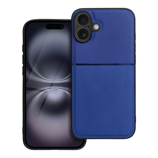 elegantný obal pre iPhone 16 Plus modrý