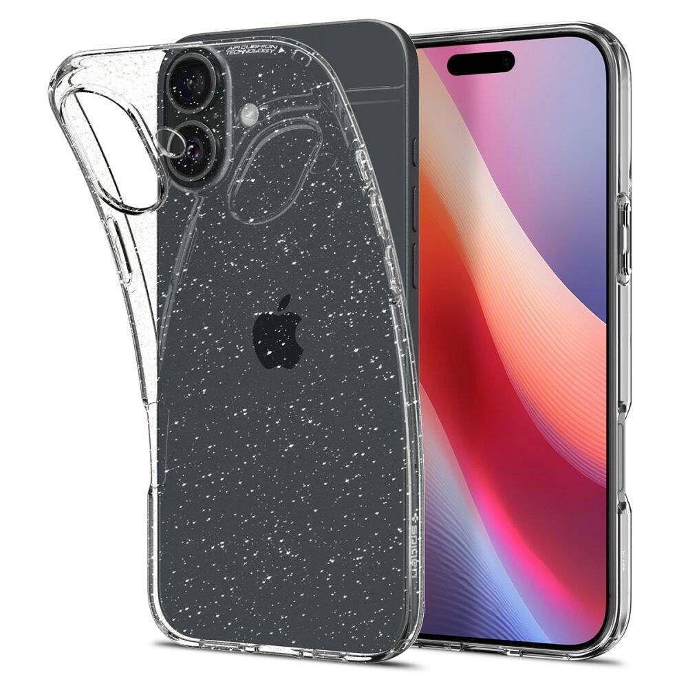 SPIGEN obal LIQUID CRYSTAL pre iPhone 16 Plus glitter crystal