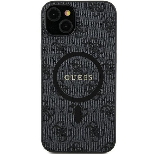 GUESS obal pre SAMSUNG S24 s funkciou MagSafe GUHCS24SGF4GGR (4G Ring classic logo) čierny