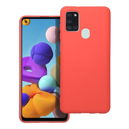 silikónový obal pre SAMSUNG A21S peach