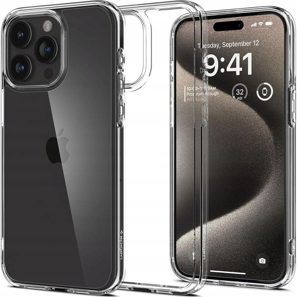 SPIGEN obal ULTRA HYBRID pre iPhone 16 Pro crystal clear