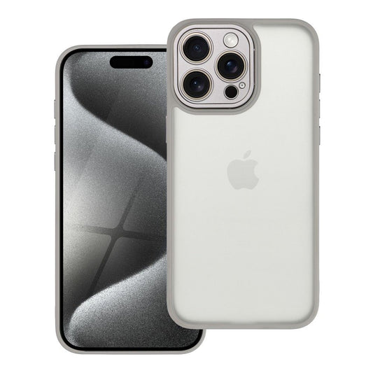 polopriehľadný obal pre iPhone 15 Pro Max steel