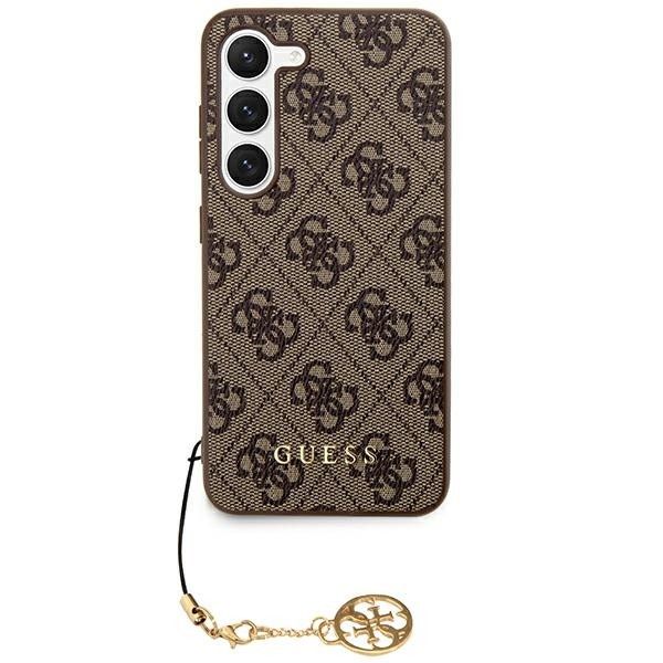 GUESS obal pre SAMSUNG S24 GUHCS24SGF4GBR (4G Charm) hnedý