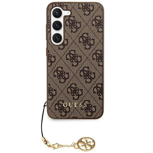 GUESS obal pre SAMSUNG S24 GUHCS24SGF4GBR (4G Charm) hnedý