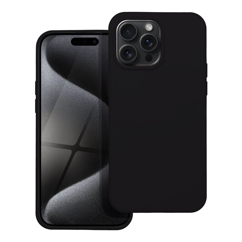 silikónový obal pre iPhone 15 Pro Max čierny