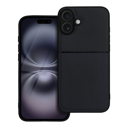 elegantný obal pre iPhone 16 Plus čierny