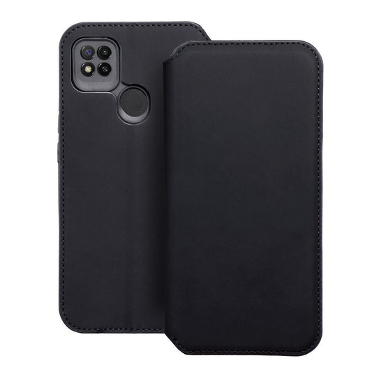 DUAL POCKET knižkový obal pre XIAOMI Redmi 9c čierny