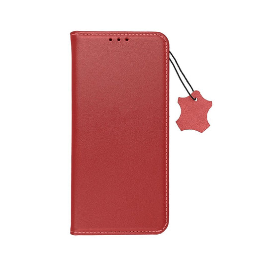 Leather obal SMART PRO pre iPhone 16 vínová