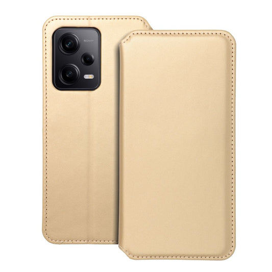 DUAL POCKET knižkový obal pre XIAOMI Redmi Note 12 Pro 5G zlatý