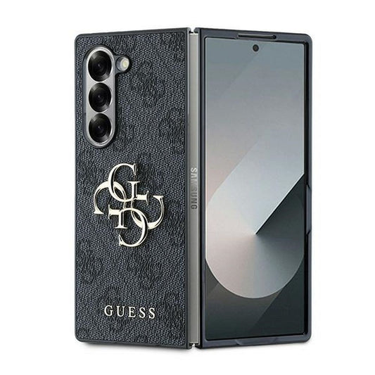 GUESS obal pre SAMSUNG Z Fold 6 GUHCZFD64GMGGR (PU 4G Leather Metal Logo) čierny