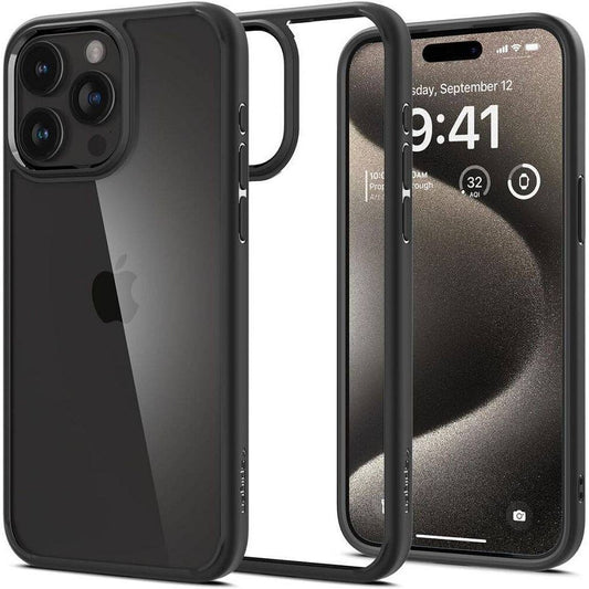 SPIGEN obal ULTRA HYBRID pre iPhone 16 Pro Max matte čierny