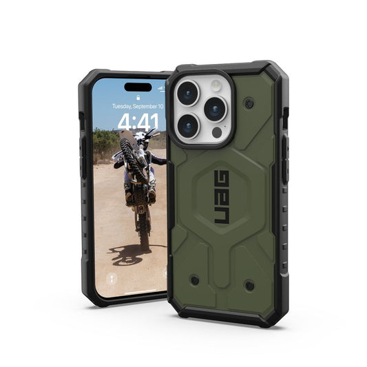 UAG Urban Armor Gear obal PATHFINDER s funkciou MagSafe pre iPhone 15 Pro olive