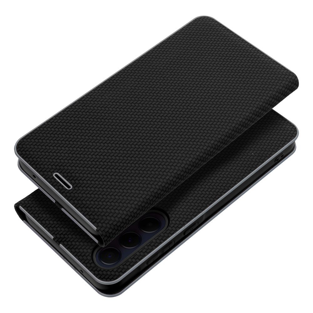 knižkový obal Carbon pre SAMSUNG A41 čierny