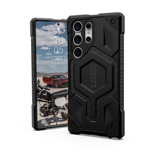 UAG Urban Armor Gear obal MONARCH PRO with built-in magnet pre SAMSUNG S23 5G carbon fiber